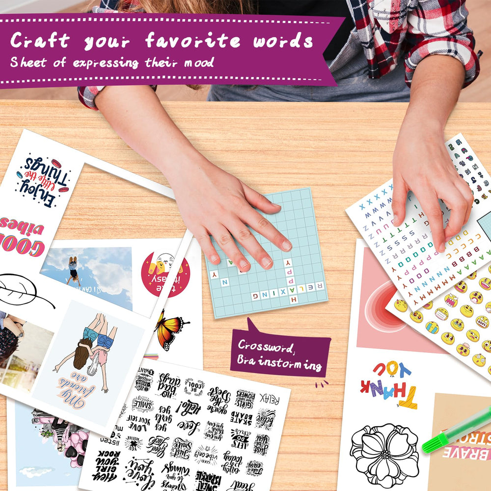 PERRYHOME sticker and cutout variety for DIY decor
