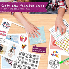PERRYHOME sticker and cutout variety for DIY decor