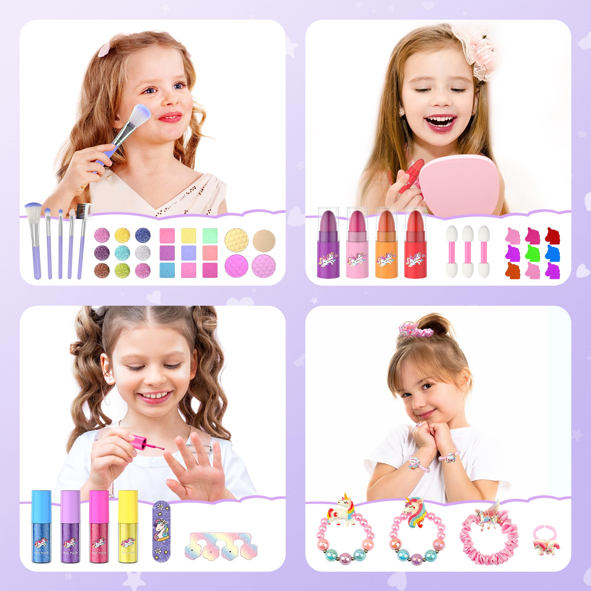PERRYHOME washable lip gloss enables mess-free pretend play