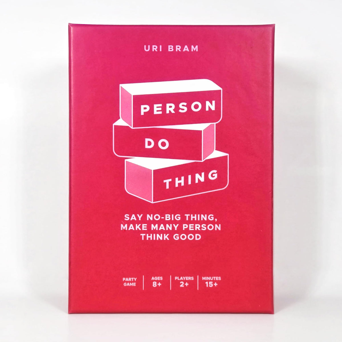 Person Do Thing card game cover featuring vibrant art for social play