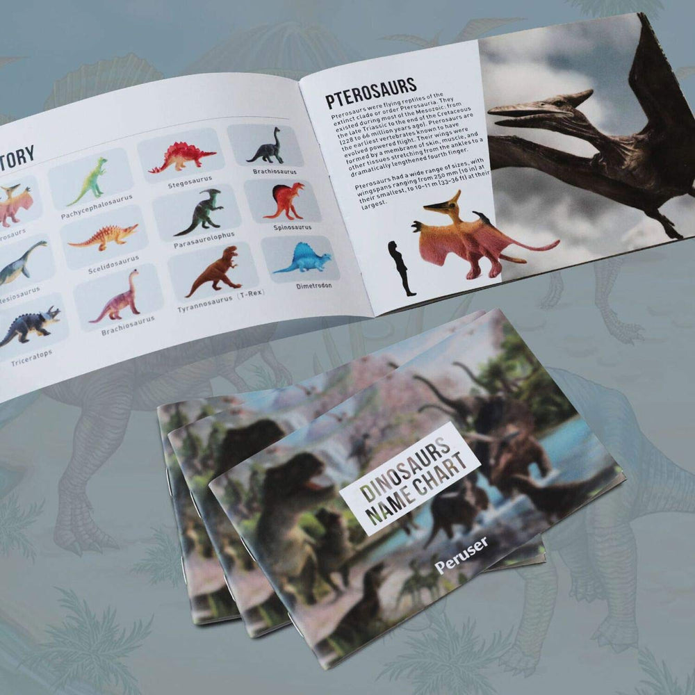 Peruser dinosaur figures enhance storytelling and exploration of prehistoric life.