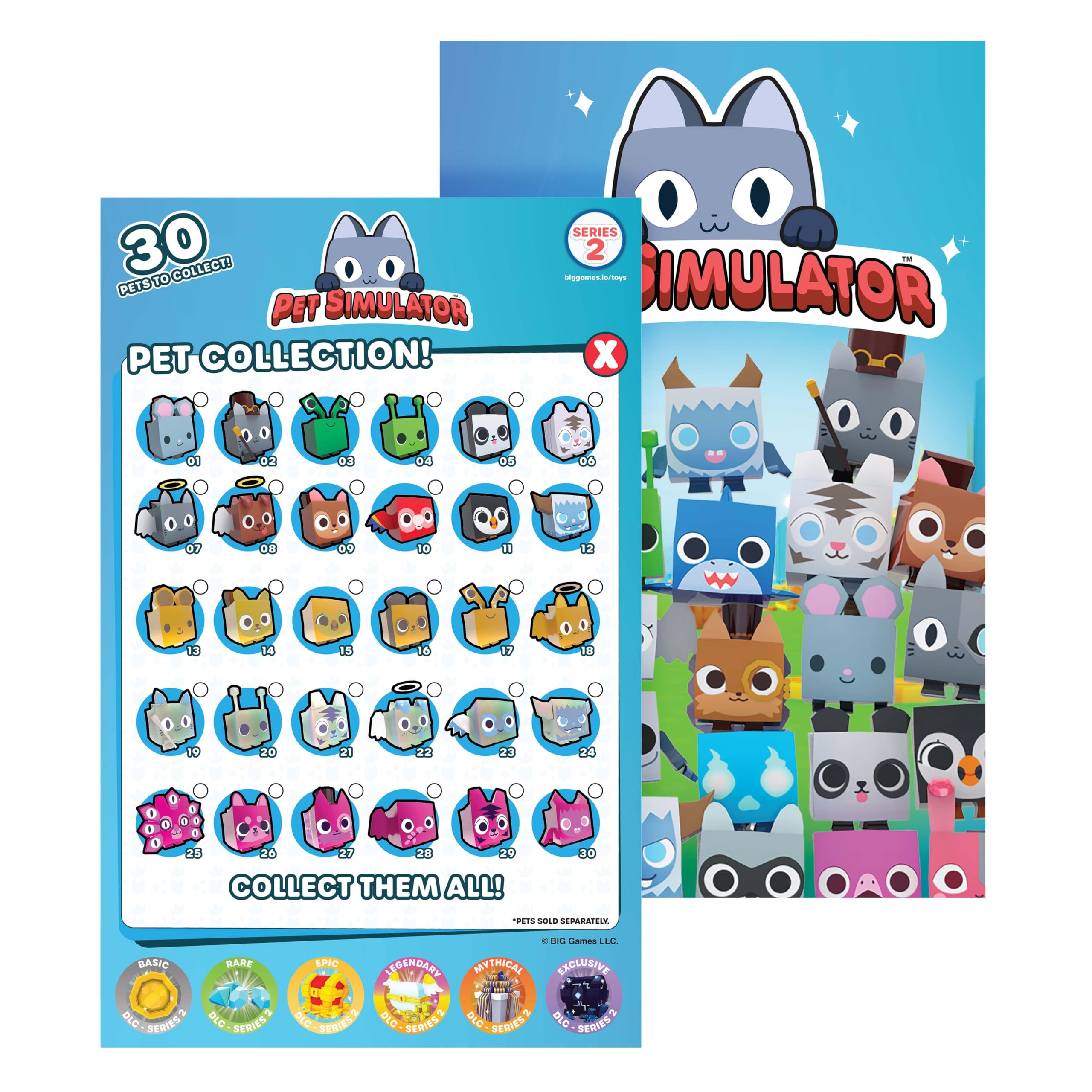 Pet Simulator Collector Poster to decorate your space with arcade vibes.