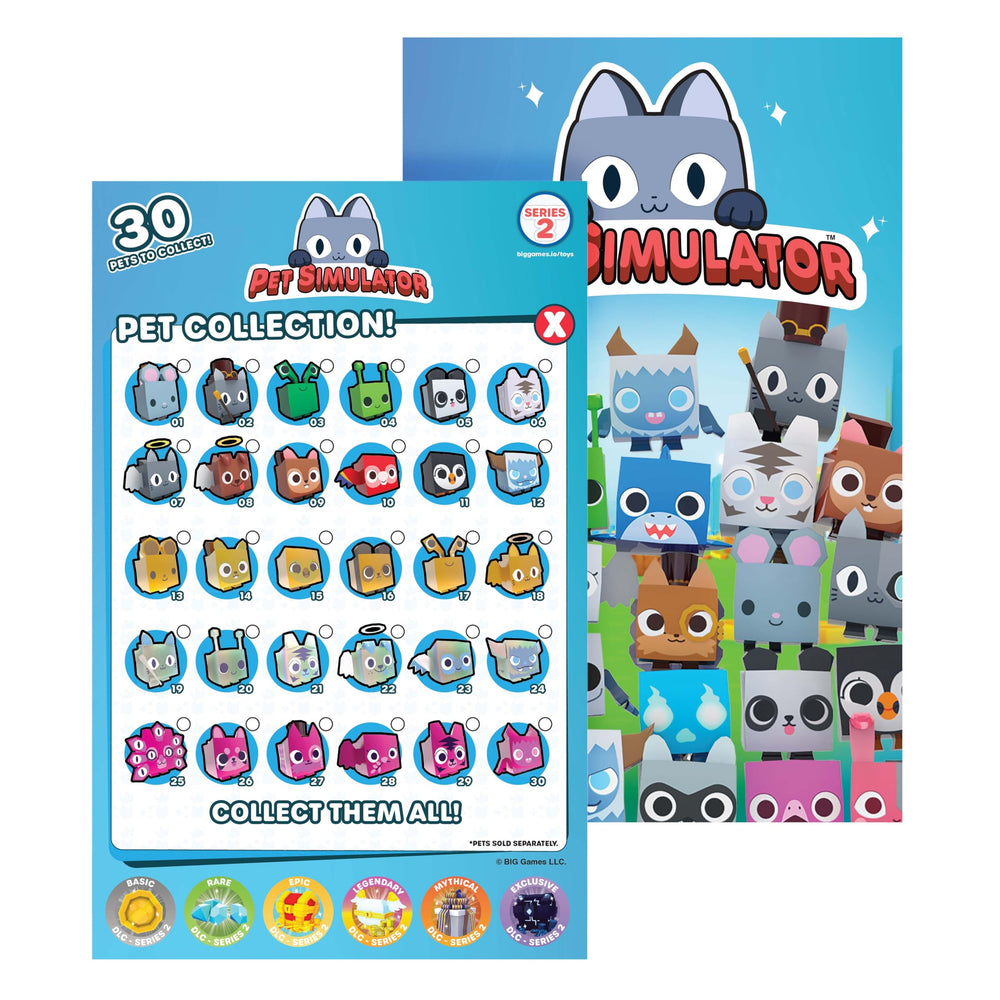 Pet Simulator Collector Poster to decorate your space with arcade vibes.