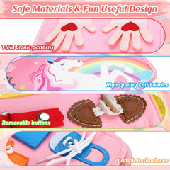Petenjoy Clock page illustrating time recognition through tactile tasks