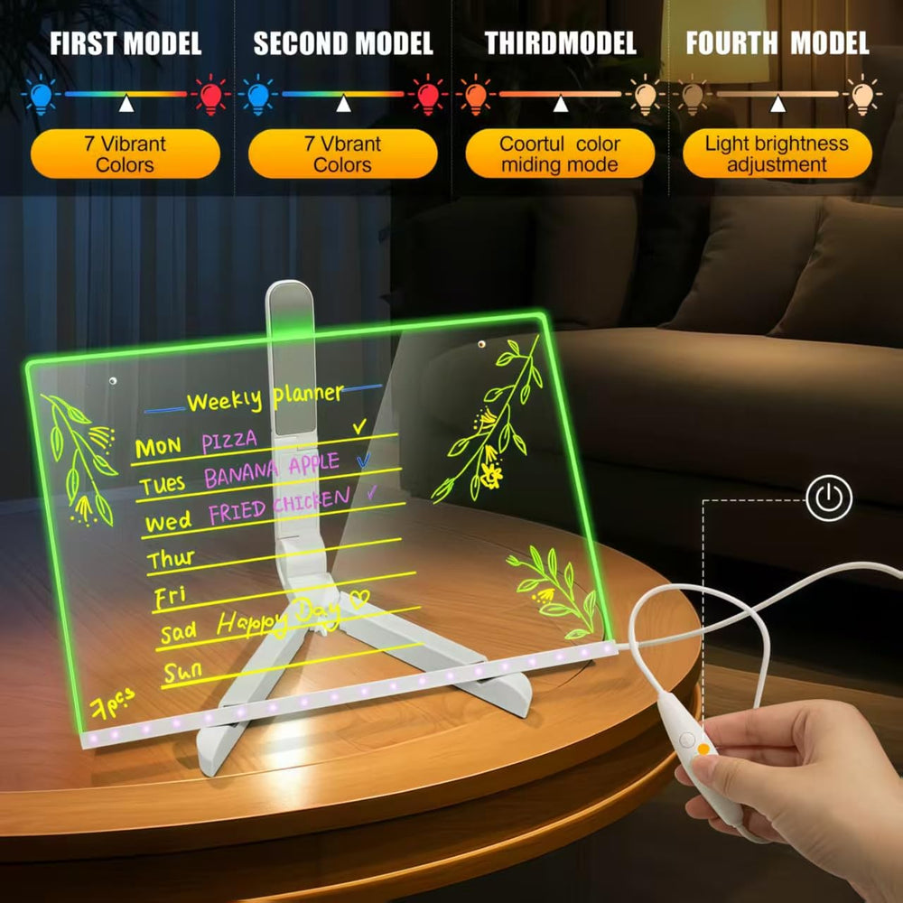 PetPalace LED drawing board spray bottle for quick cleanup after art.