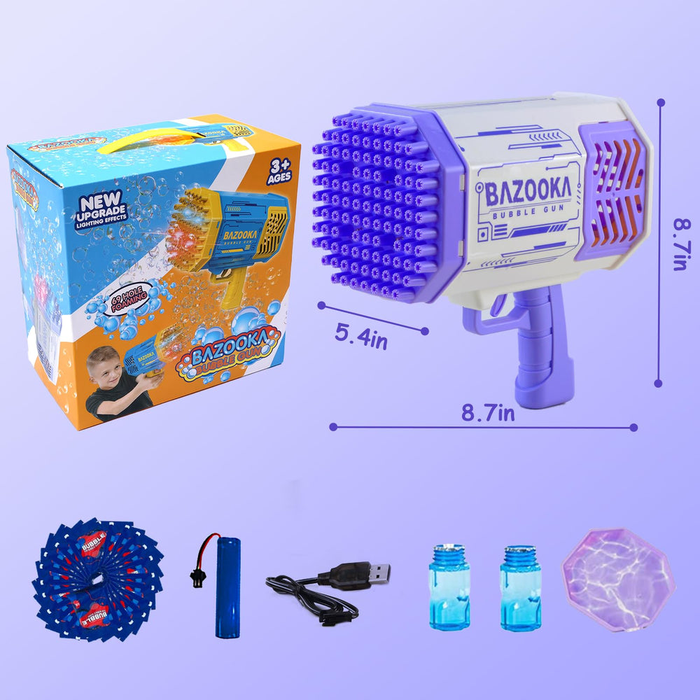 Petrella Bubble Gun crafted from durable ABS plastic resists drops.