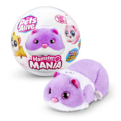 Pets Alive Hamstermania Purple ball close-up showing interactive play.