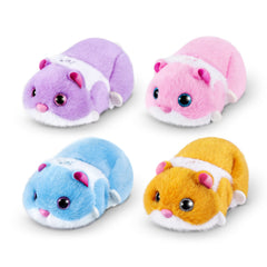 Pets Alive Hamstermania Purple collectible hamsters spark unboxing excitement.