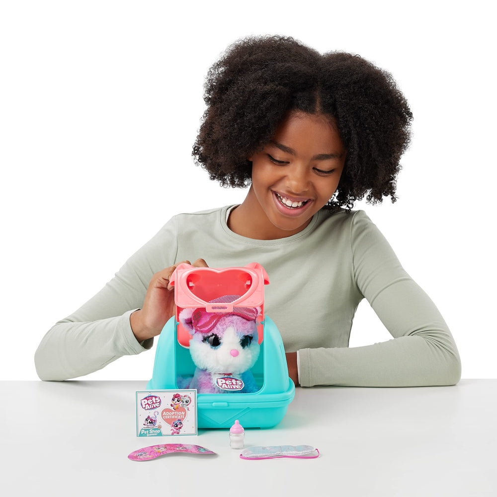 Pets Alive kitten speak-and-repeat toy provides cozy, talking companion play