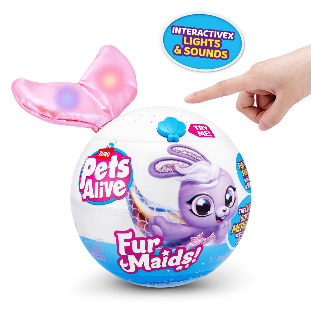 Pets Alive Furmaids interactive capsule with snow globe effect for magic