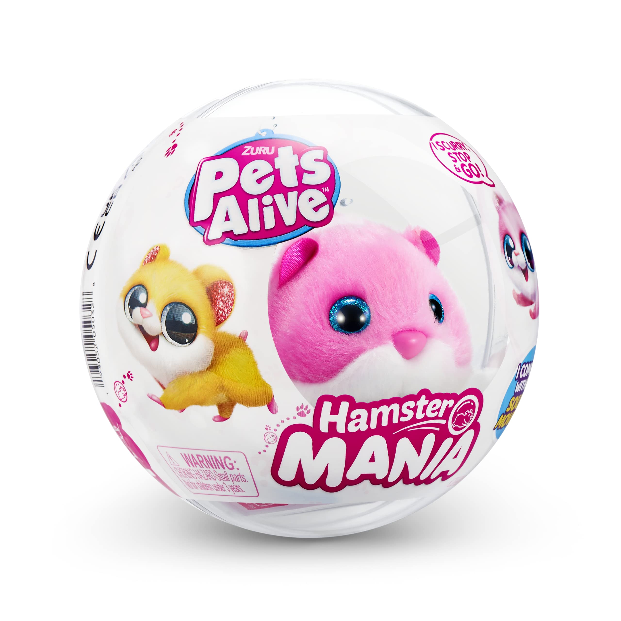 Pets Alive Hamstermania pink child-friendly toy for girls and kids.