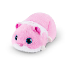 Pets Alive Hamstermania pink smart-sensing feature detects walls and doors.