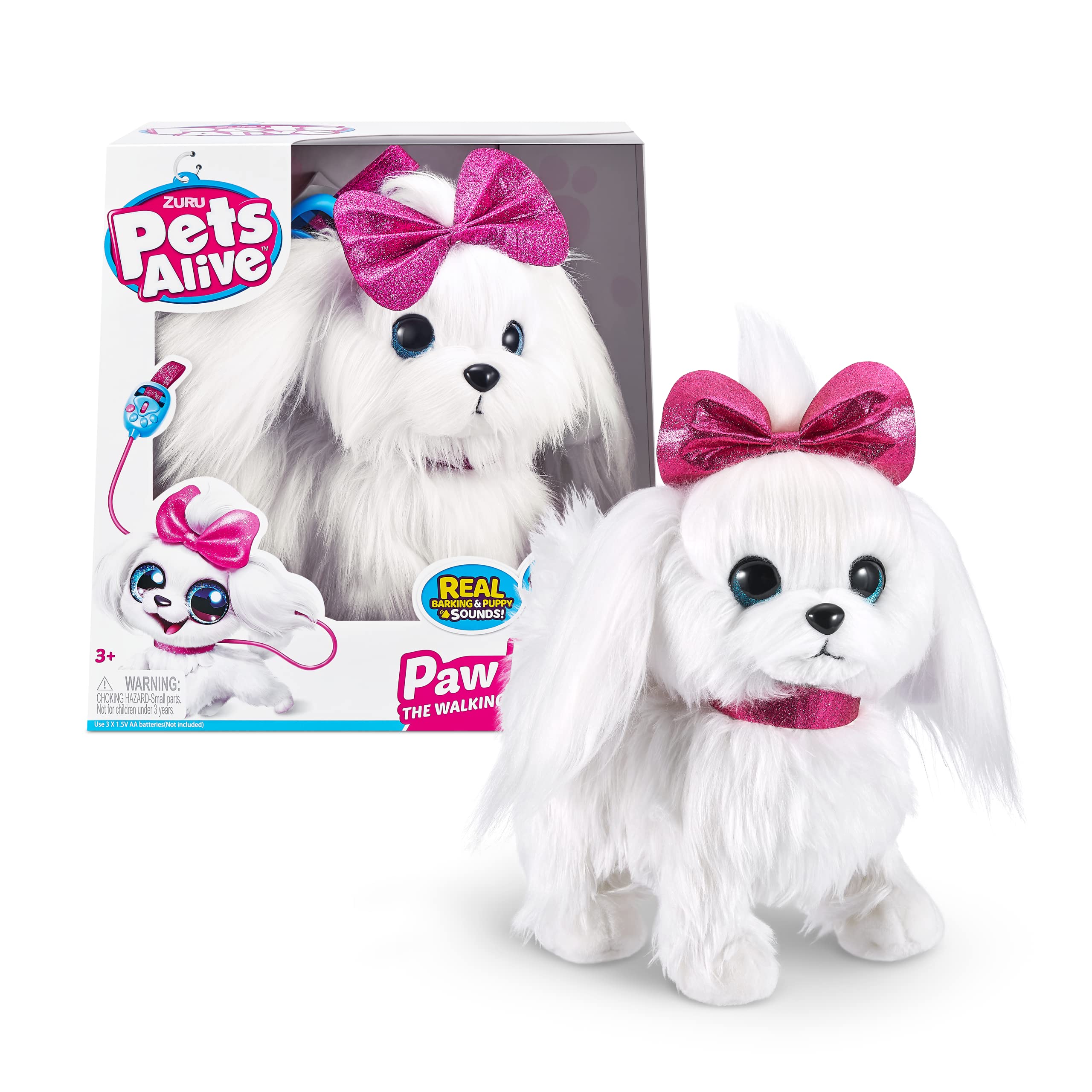 Pets Alive Lil' Paw Paw walking mode showcases playful movement for interactive pretend play.