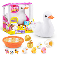 Pets Alive Mommy Duck and Baby Surprise egg opening scene for imaginative play