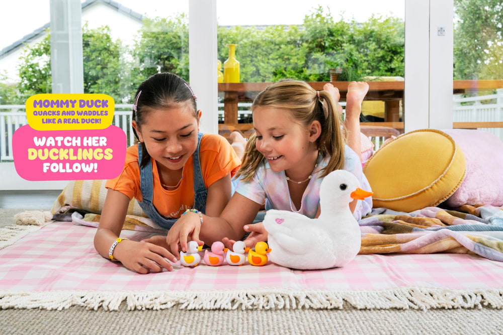 Pets Alive Mommy Duck and Baby Surprise offers 10+ quacking sounds