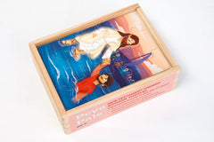 Peyo Pals Bible Puzzles: Box and pieces shown for quick setup.