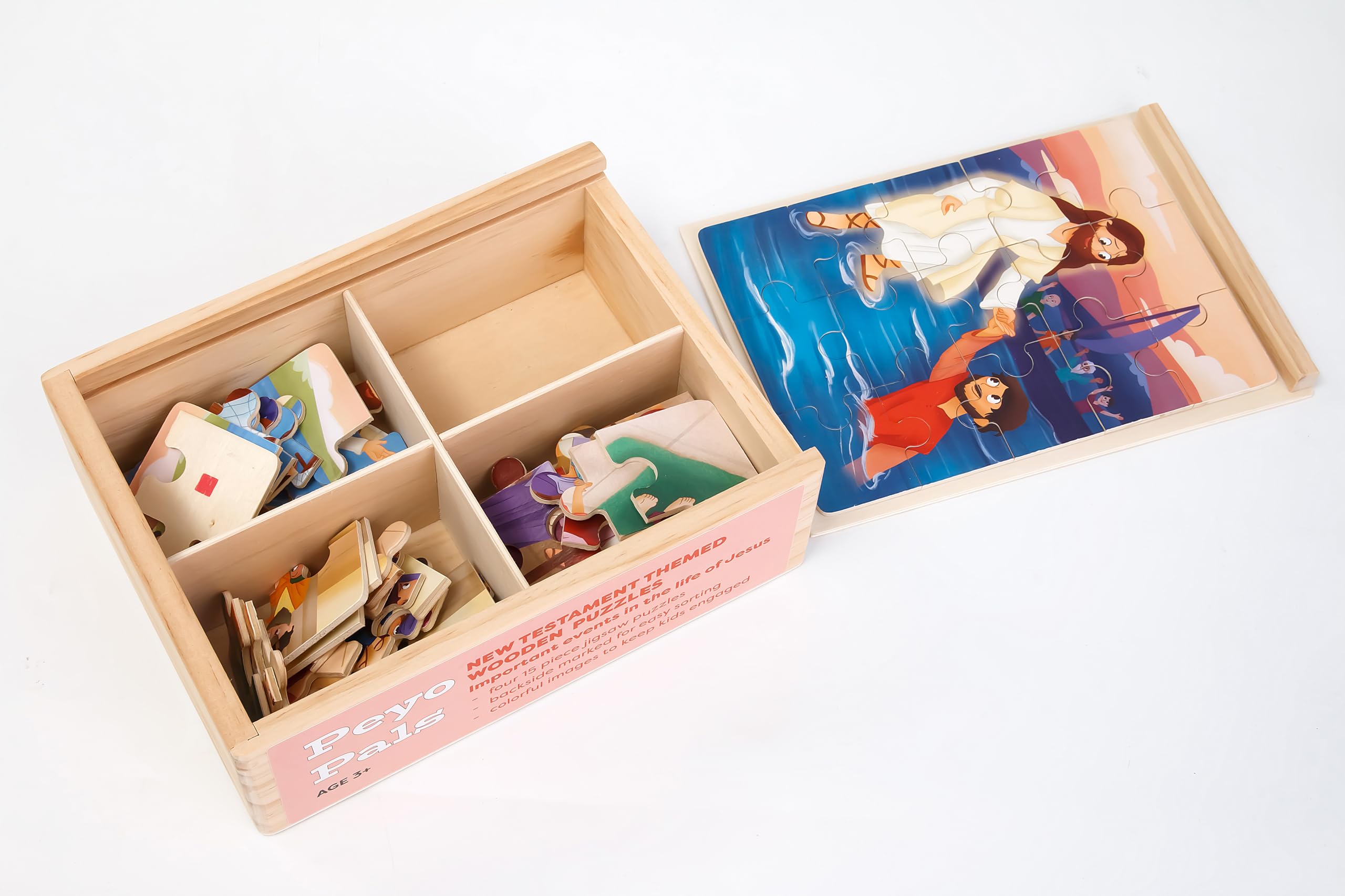 Peyo Pals Bible Puzzles: Family-friendly play for shared moments.