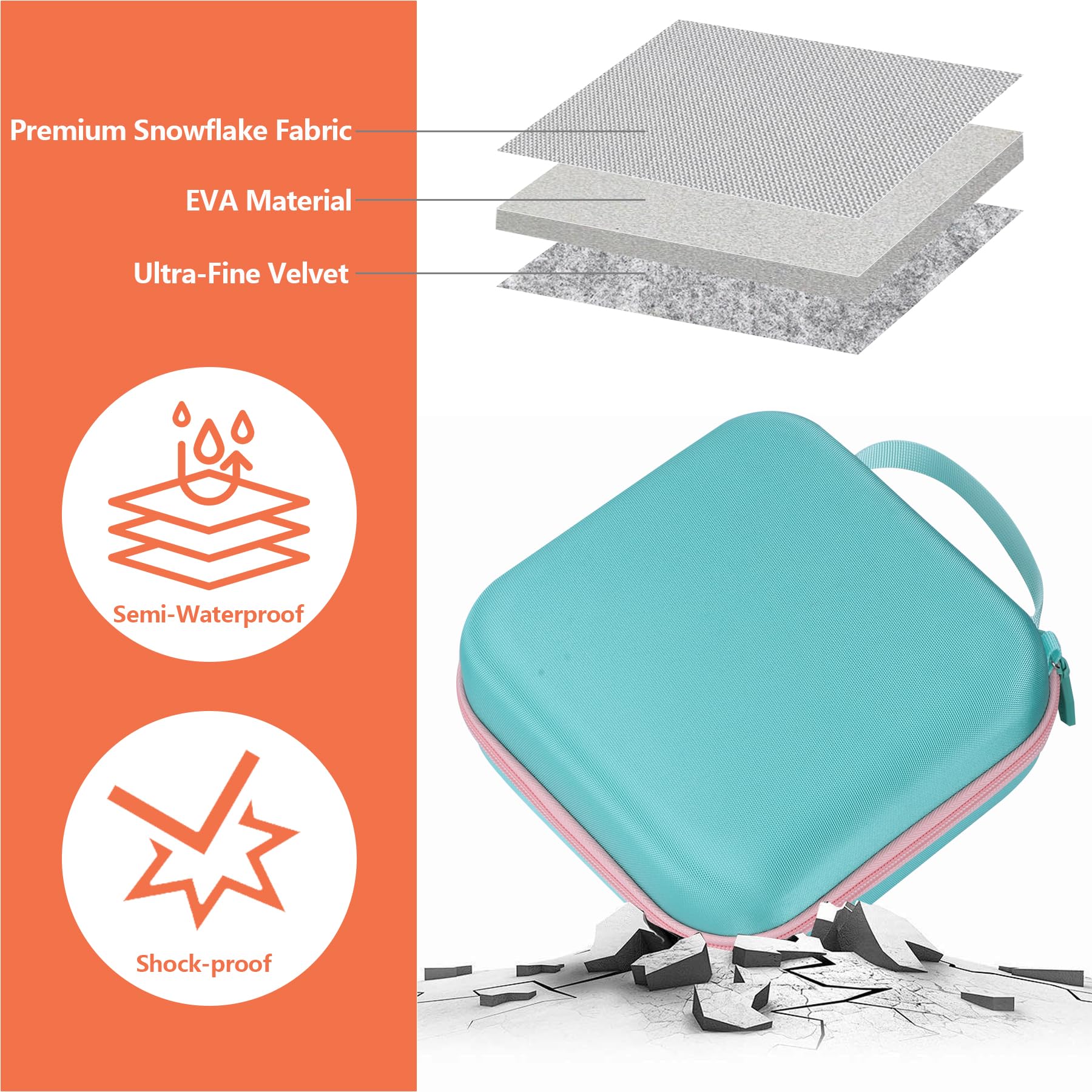 Peyyargo Yoto Mini case moisture-proof material shields contents.