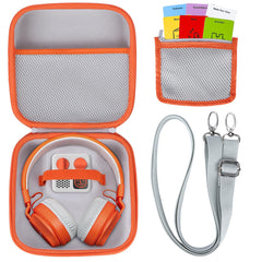 Peyyargo Yoto Mini case open showing organized interior and card slots.