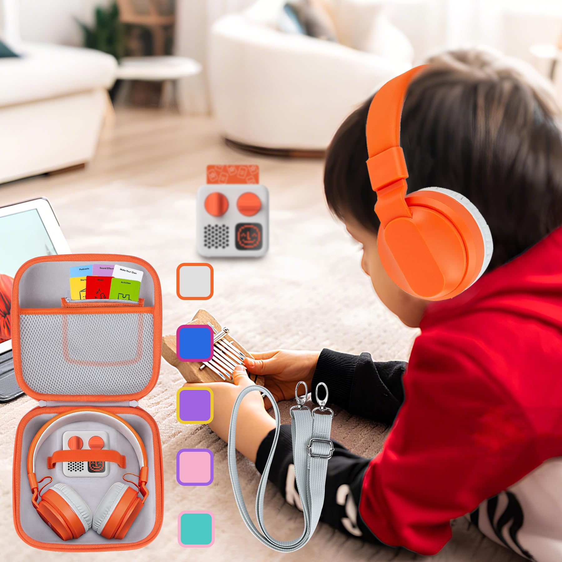 Peyyargo Yoto Mini case travel-ready design for kids.