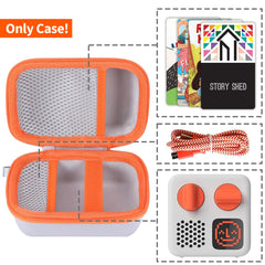 Peyyargo storage case with mesh bag layout keeps Yoto cards organized