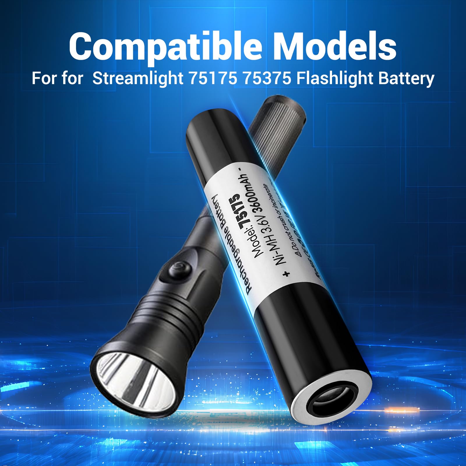 PFHL 75175 battery close-up 3600mAh capacity for long-lasting power