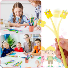 PGPBW fruit-pattern squishy pen brings cheerful color to worksheets