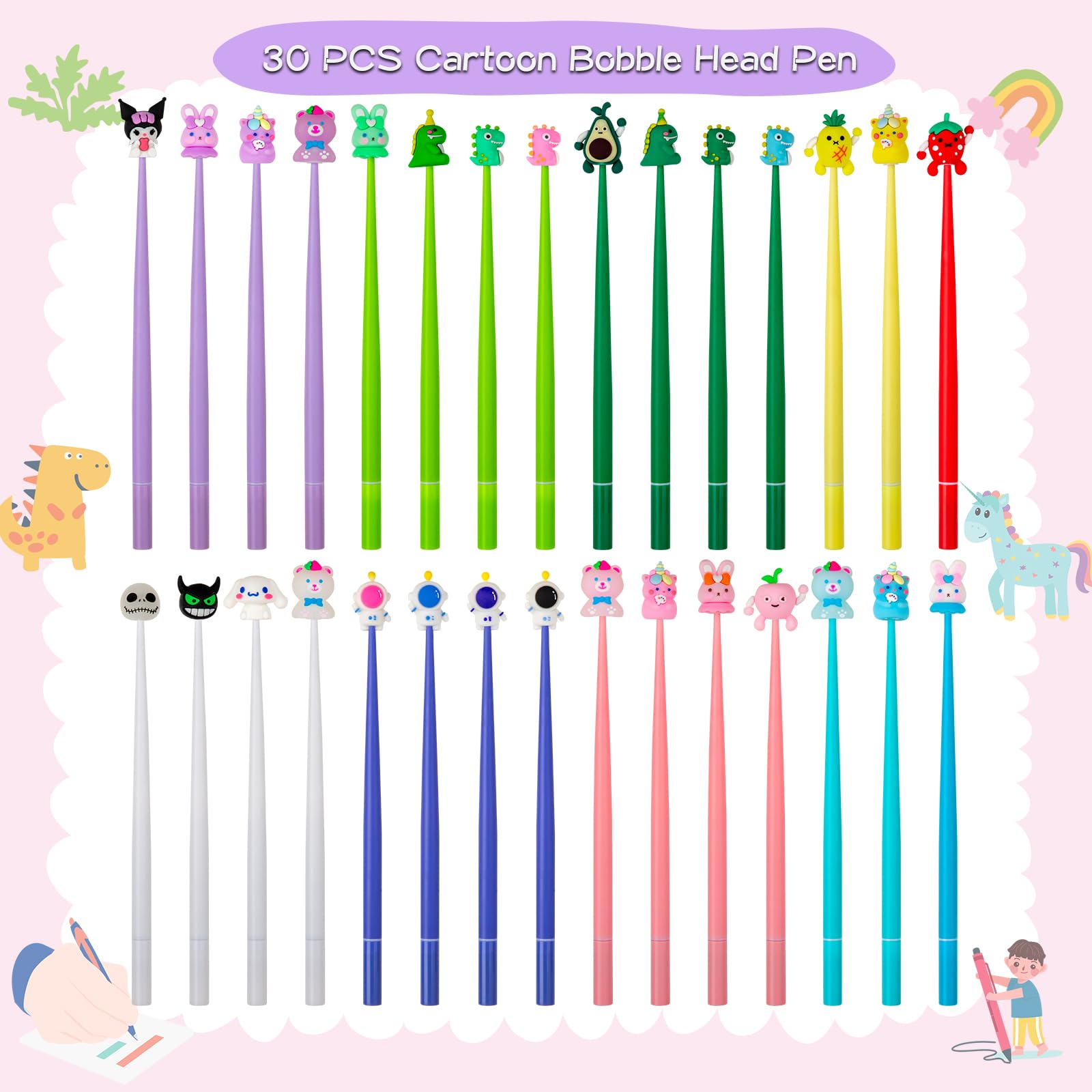 PGPBW rabbit squishy pen offers bright fun for creative writing