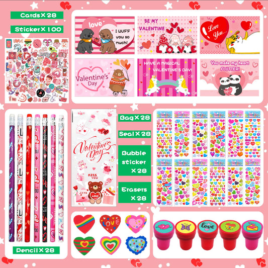 Phaorui Valentines erasers add fun to gift bags and school exchanges.