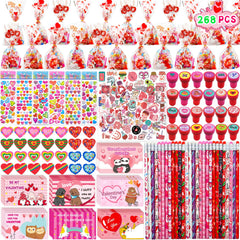 Phaorui Valentines pencils for classroom exchanges and kids DIY gift bags.