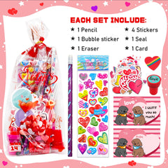 Phaorui heart foam stickers brighten Valentine displays in class.