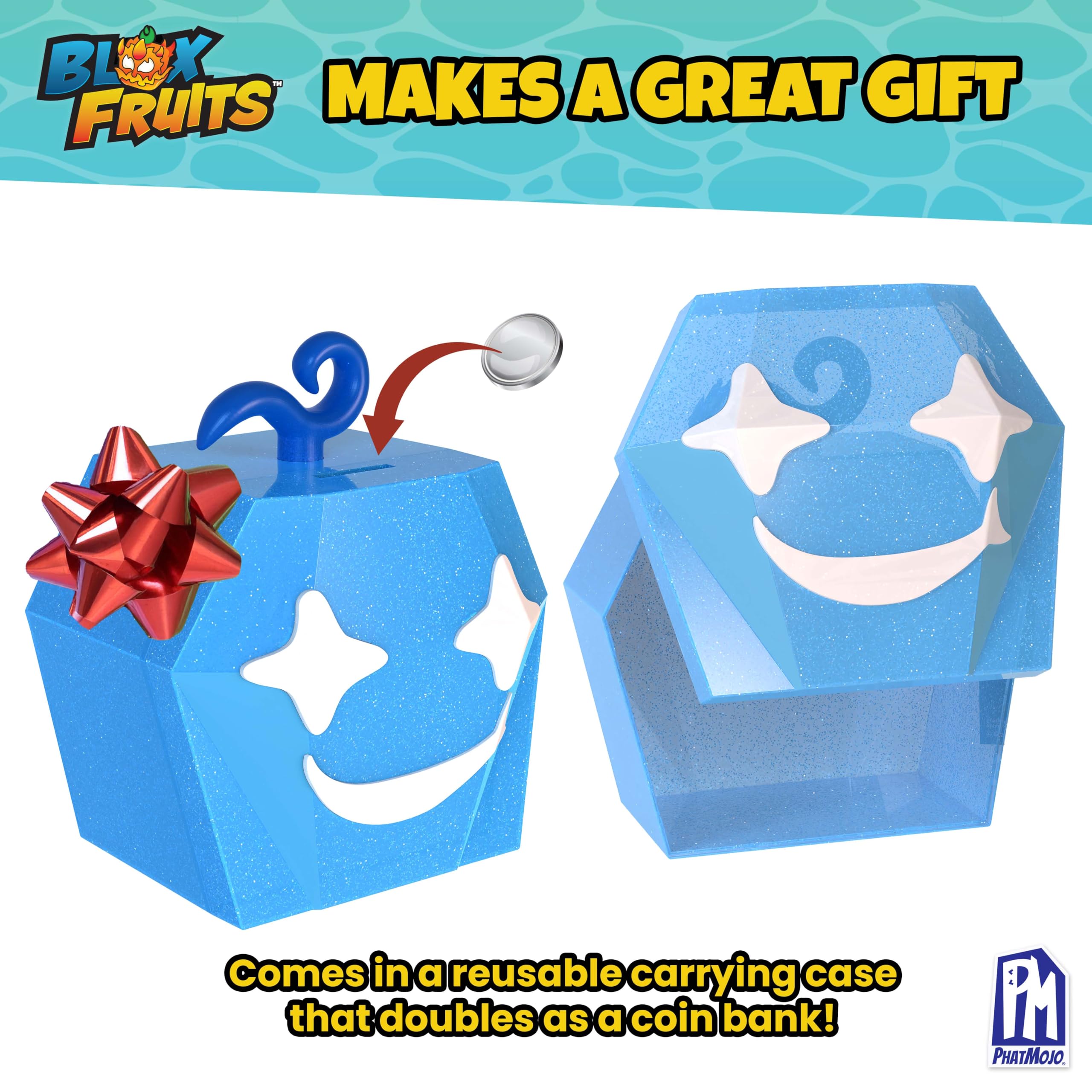 PhatMojo Blox Fruits Diamond Collector Bundle packaging doubles as storage box.