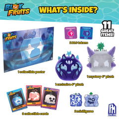 PhatMojo Blox Fruits Diamond Collector Bundle plush toy 10 cm for cuddles and desk decor.