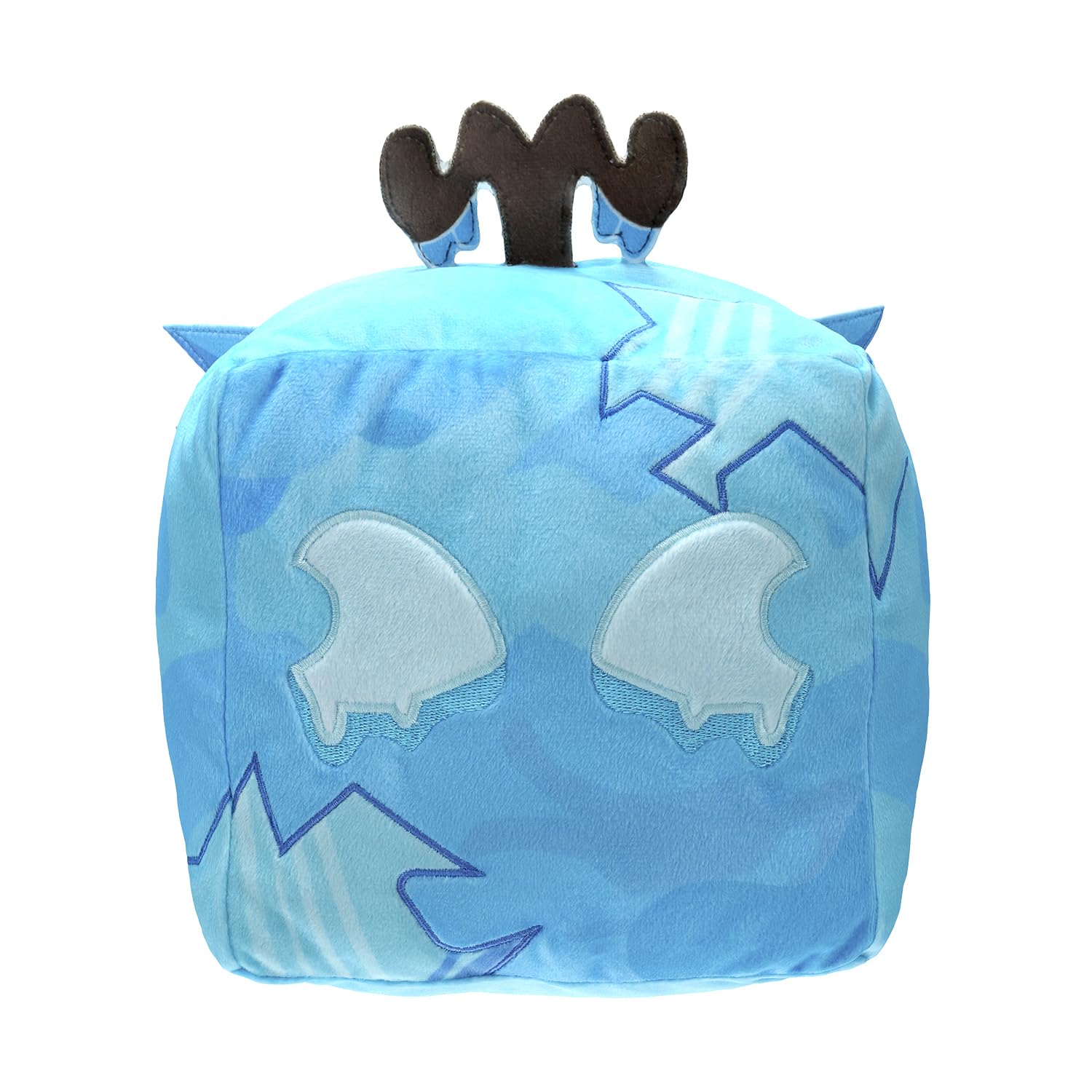 PhatMojo Blox Fruits plush displays in a cozy bedtime or desk setup