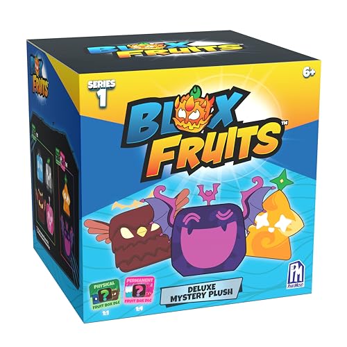 PhatMojo Blox Fruits plush features detailed embroidery for collector-grade charm