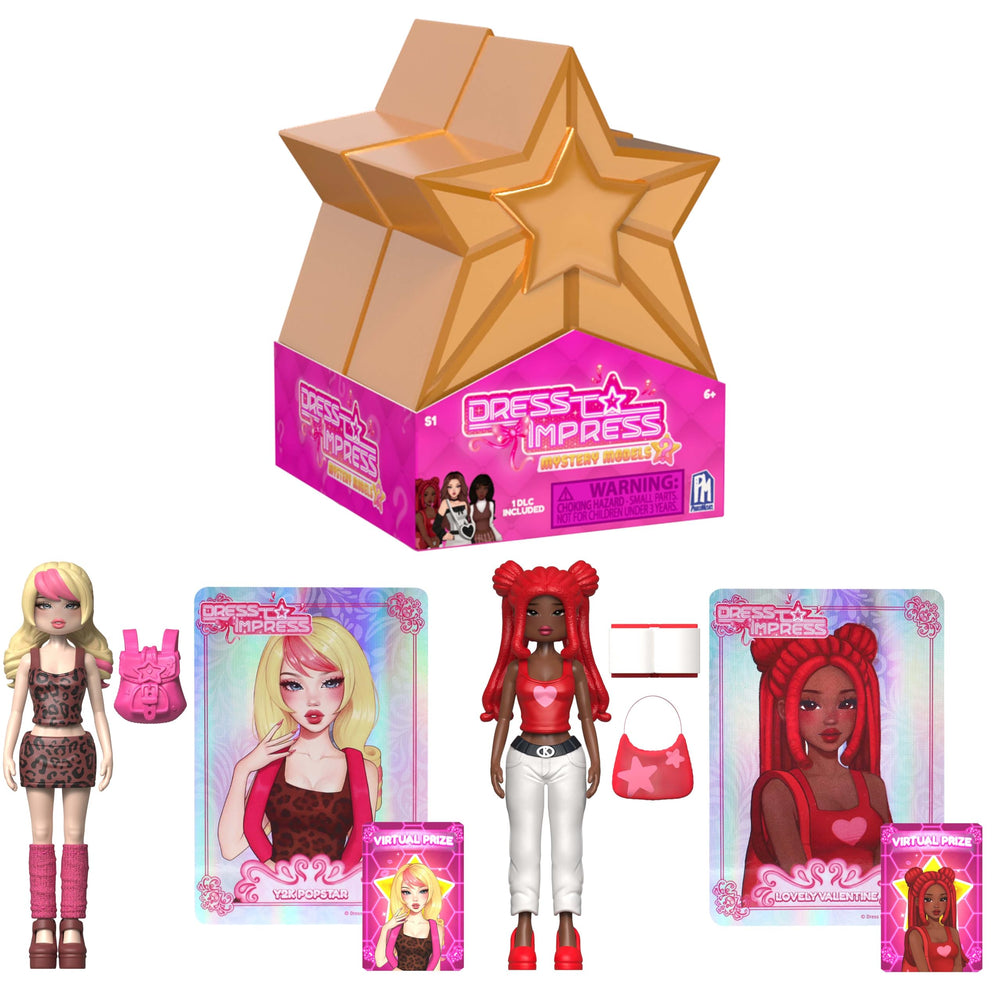 PhatMojo Dress to Impress mystery model figure 1 with vibrant detailing for display