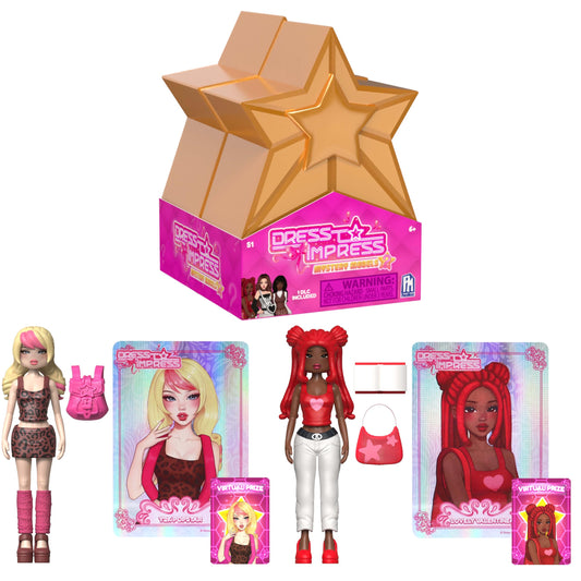 PhatMojo Dress to Impress mystery model figure 1 with vibrant detailing for display