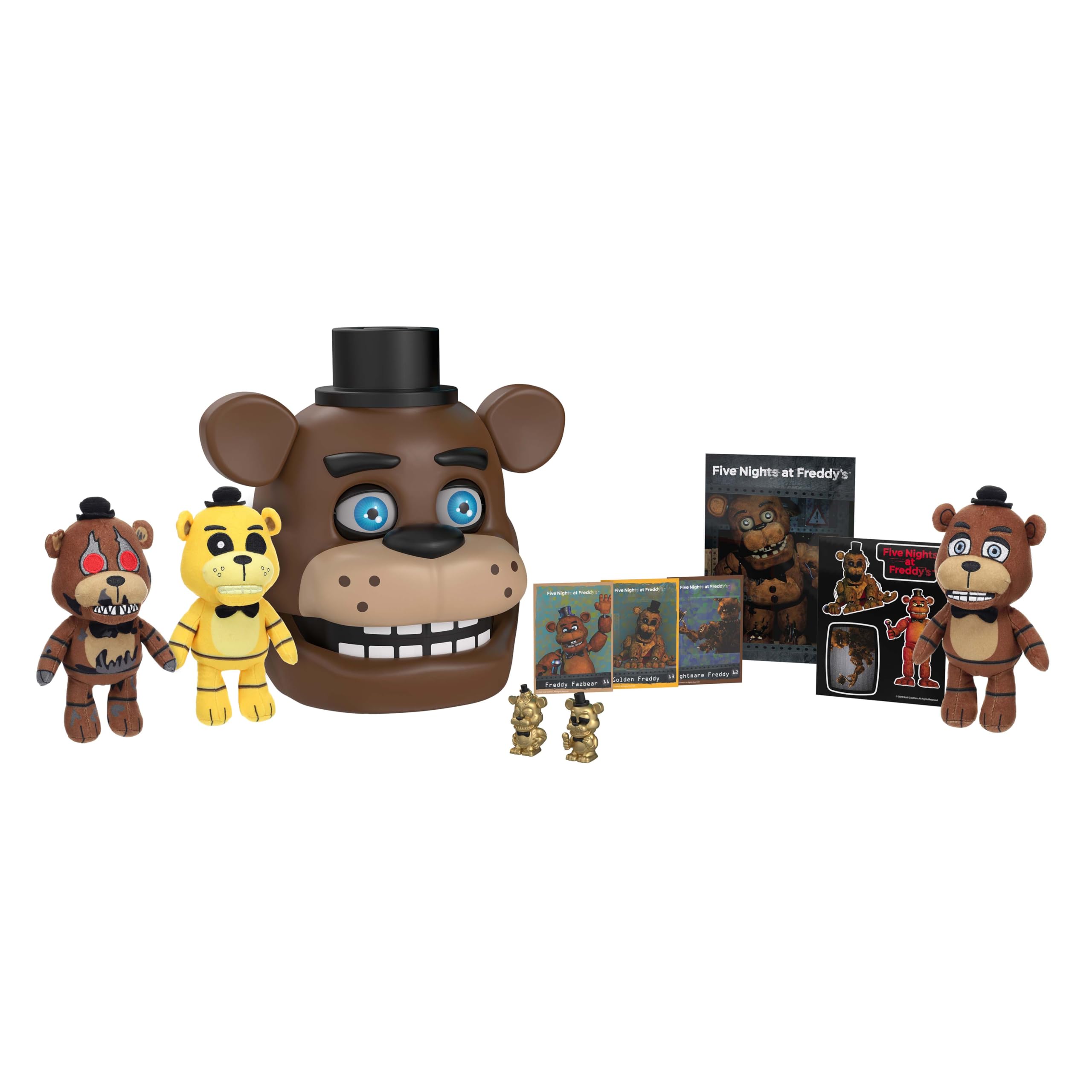 PhatMojo Freddy animatronic case with blinking lights for immersive display
