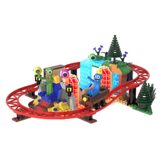 PhatMojo Rainbow Friends Blue throne scene for role-play adventures.