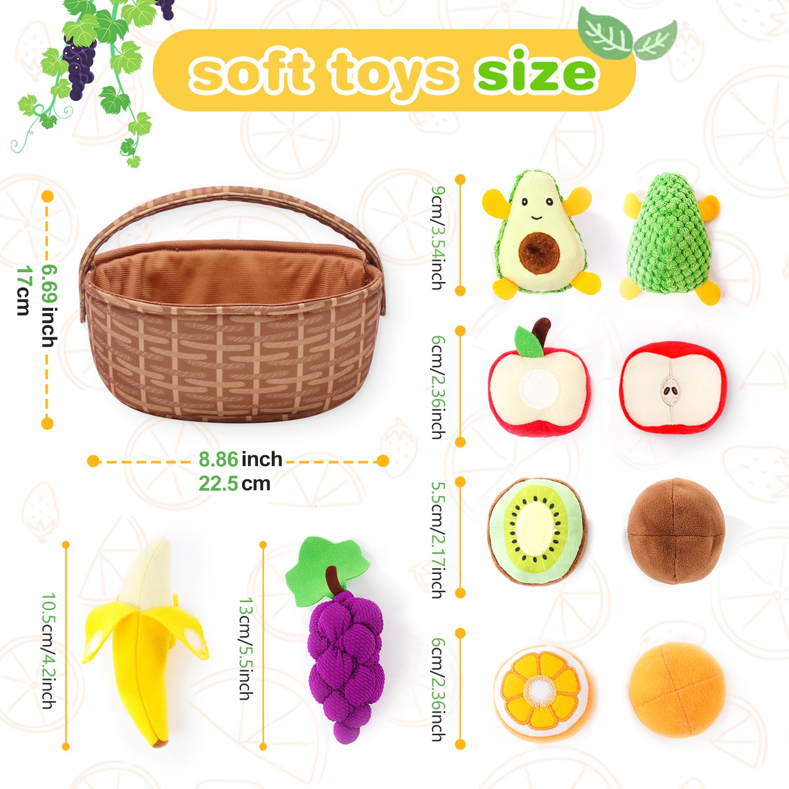 PHEZAPA carry handle basket supports on-the-go learning and gifting.