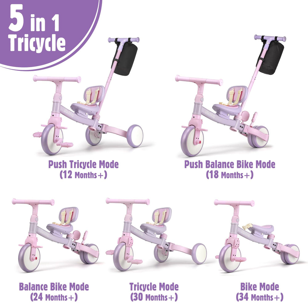 Phobby 5in1 seat adjusts for growing children to sit comfortably.