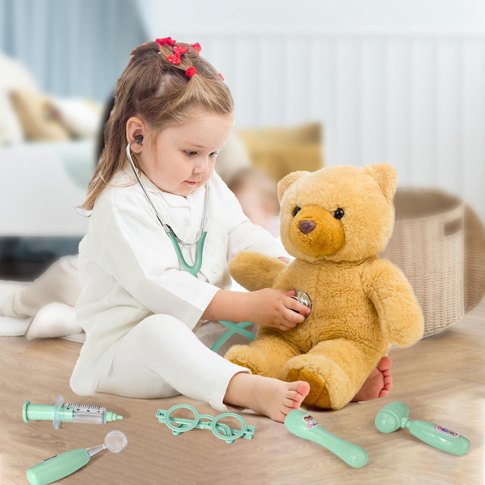 Phobby dental mirror with light supports friendly oral exams in play.