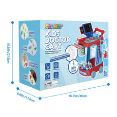 Phobby Doctor Cart Doctor Coat completes authentic costuming for kids.