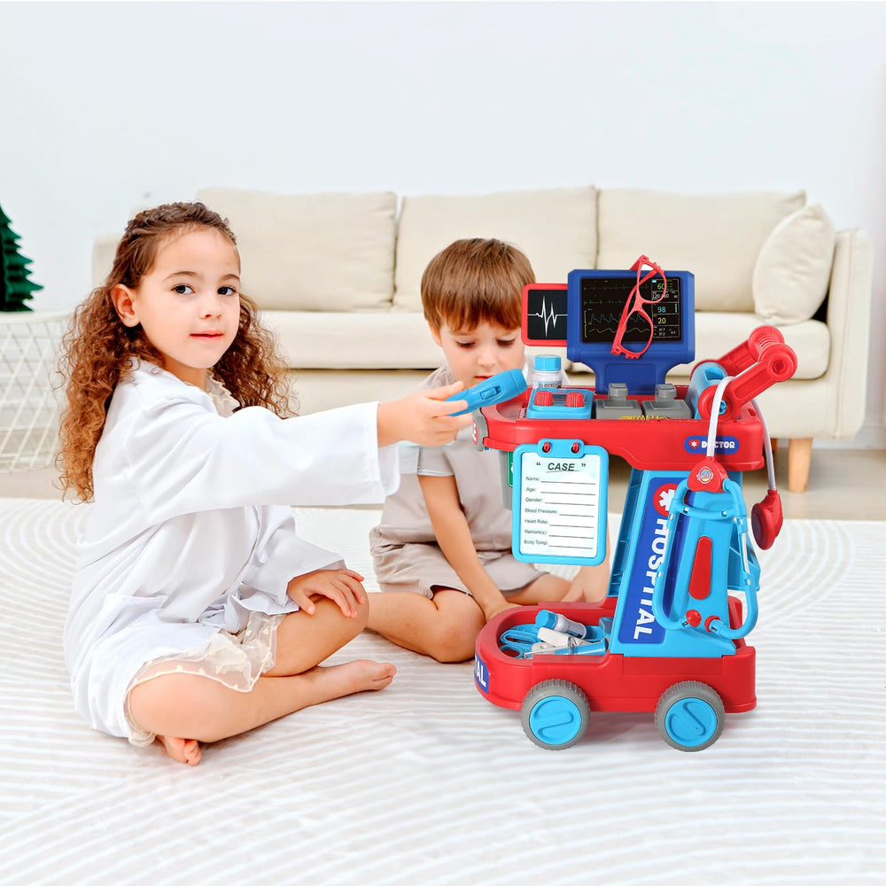 Phobby Doctor Cart Pill Bottle supports organized pretend medicine management.