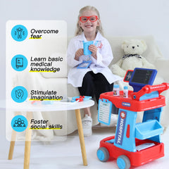 Phobby Doctor Cart Scissors for safe, creative medical role play.