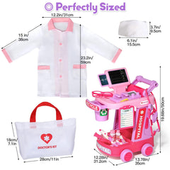 Phobby Doctor Kit doctor costume enhances role play.