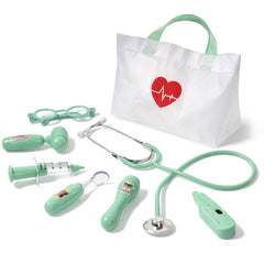 Phobby Kids Doctor Kit Green with storage bag for tidy, portable pretend play.