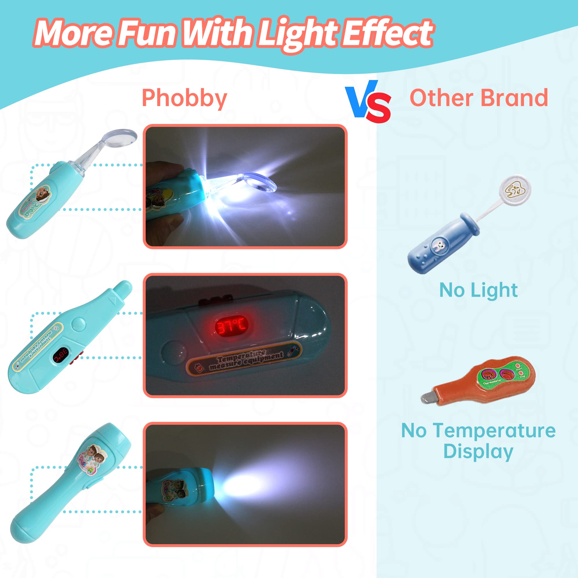Phobby reflex hammer provides safe tactile feedback for realistic pretend exams