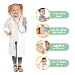 Phobby thermometer with light-up feature for engaging temperature checks.