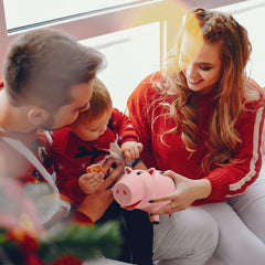 PHOCAS Piggy Bank safety design reassures parents during playful saving